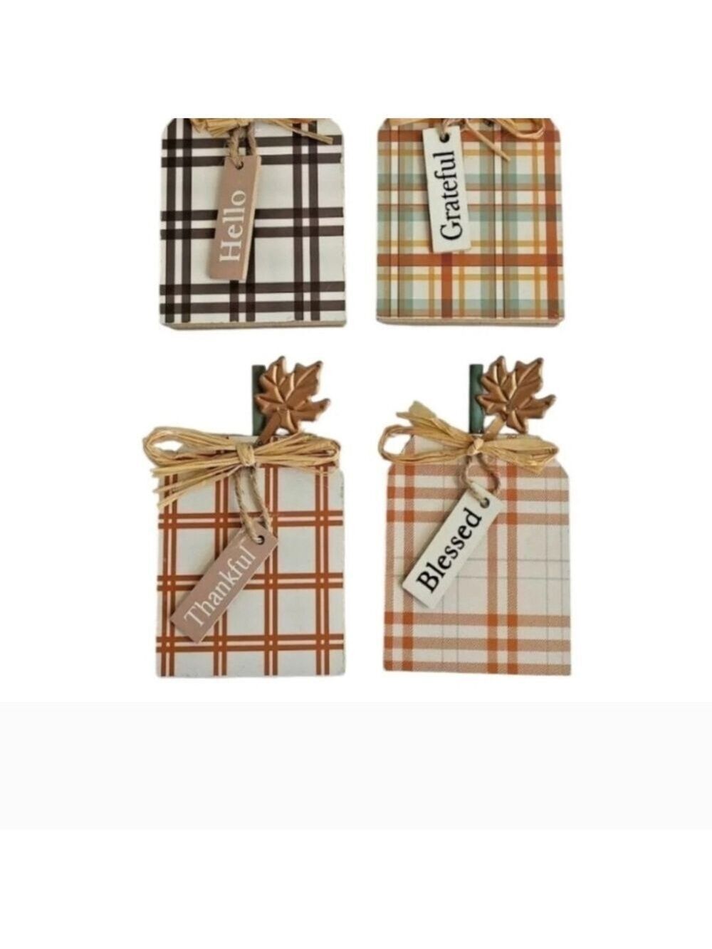 13 Fun Fall. Items 7 Fabric Pumpkins , Twine 1 Ea & 5 Signs AMAZIMG SO cut - Picture 14 of 14